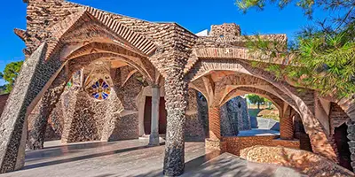 Church of Colonia Guell Antoni Gaudi